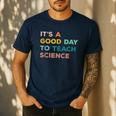 Science Teacher Its A Good Day To Teach Science Earth Men's Casual T-Shirt Navy Science Teacher Its A Good Day To Teach Science Earth Men's Casual T-Shirt Navy