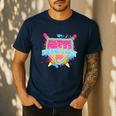 Second Grade Drip Ice Cream Home Plate Baseball Teachers Kid Men's Casual T-Shirt Navy Second Grade Drip Ice Cream Home Plate Baseball Teachers Kid Men's Casual T-Shirt Navy