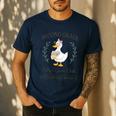 Second Grade Silly Goose Club For Teacher Or Student Men's Casual T-Shirt Navy Second Grade Silly Goose Club For Teacher Or Student Men's Casual T-Shirt Navy
