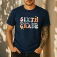 Sixth Grade Dream Team First Day Of 6th Grade Teachers Men's Casual T-Shirt Navy
