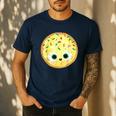 The Smart Cookie Good Egg Teacher Halloween Costume Food Men's Casual T-Shirt Navy The Smart Cookie Good Egg Teacher Halloween Costume Food Men's Casual T-Shirt Navy