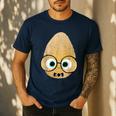 The Smart Seed Good Egg Teacher Halloween Costume Food Group Men's Casual T-Shirt Navy The Smart Seed Good Egg Teacher Halloween Costume Food Group Men's Casual T-Shirt Navy