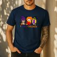 I Smell Children Witch Teacher Halloween Trick Or Teach Men's Casual T-Shirt Navy I Smell Children Witch Teacher Halloween Trick Or Teach Men's Casual T-Shirt Navy