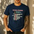 Social Studies Is Relevant History Teacher History Buff Men's Casual T-Shirt Navy Social Studies Is Relevant History Teacher History Buff Men's Casual T-Shirt Navy