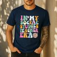 In My Social Studies Teacher Era Cute Social Studies Teacher Men's Casual T-Shirt Navy In My Social Studies Teacher Era Cute Social Studies Teacher Men's Casual T-Shirt Navy