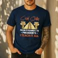 Social Studies Teacher World History Teacher Men Women Men's Casual T-Shirt Navy Social Studies Teacher World History Teacher Men Women Men's Casual T-Shirt Navy