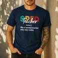 Special Education For Men Women SPED Teacher Men's Casual T-Shirt Navy Special Education For Men Women SPED Teacher Men's Casual T-Shirt Navy