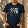Special Education Sped Teacher Definition For Women & Men Men's Casual T-Shirt Navy