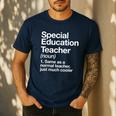 Special Education Teacher Definition Back To School Men's Casual T-Shirt Navy Special Education Teacher Definition Back To School Men's Casual T-Shirt Navy