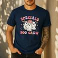 Specials Boo Crew Art Music Pe Tech Teacher Ghost Halloween Men's Casual T-Shirt Navy Specials Boo Crew Art Music Pe Tech Teacher Ghost Halloween Men's Casual T-Shirt Navy