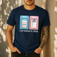 SPED Teacher Special Education First Coffee Then Data Men's Casual T-Shirt Navy