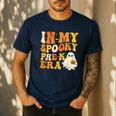 In My Spooky PRE-K Teacher Era Halloween Costume Tee Men's Casual T-Shirt Navy In My Spooky PRE-K Teacher Era Halloween Costume Tee Men's Casual T-Shirt Navy