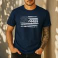 Square Root 4489 Slang Math Teacher Six Seven 6 7 USA Flag Men's Casual T-Shirt Navy Square Root 4489 Slang Math Teacher Six Seven 6 7 USA Flag Men's Casual T-Shirt Navy