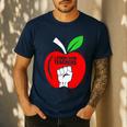 I Stand With Teachers Tshirt Men's Casual T-Shirt Navy I Stand With Teachers Tshirt Men's Casual T-Shirt Navy