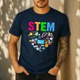 STEM Science Technology Engineering Math Teacher Men's Casual T-Shirt Navy STEM Science Technology Engineering Math Teacher Men's Casual T-Shirt Navy