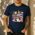 In My Student Teaching Era Back To School Teacher Team Men's Casual T-Shirt Navy
