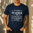 Substitute Teacher Definition Men's Casual T-Shirt Navy Substitute Teacher Definition Men's Casual T-Shirt Navy