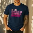 Be Like Subtraction And Make A Difference Math Teacher Men's Casual T-Shirt Navy Be Like Subtraction And Make A Difference Math Teacher Men's Casual T-Shirt Navy