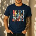 Be Like Subtraction And Make A Difference Math Teacher Women Men's Casual T-Shirt Navy Be Like Subtraction And Make A Difference Math Teacher Women Men's Casual T-Shirt Navy
