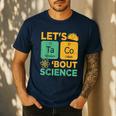 Lets Tacos Bout Science Teacher Chemistry Physics Men's Casual T-Shirt Navy Lets Tacos Bout Science Teacher Chemistry Physics Men's Casual T-Shirt Navy