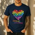 It Takes a Big Heart To Shape Little Minds Teacher Men's Casual T-Shirt Navy It Takes a Big Heart To Shape Little Minds Teacher Men's Casual T-Shirt Navy