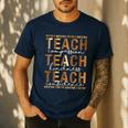 Teach Compassion Kindness Confidence History Teacher Men's Casual T-Shirt Navy Teach Compassion Kindness Confidence History Teacher Men's Casual T-Shirt Navy