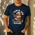 I Teach The Sweetest Duckies Teacher Rubber Duck Teaching Men's Casual T-Shirt Navy I Teach The Sweetest Duckies Teacher Rubber Duck Teaching Men's Casual T-Shirt Navy