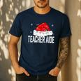 Teacher Aide Christmas Women Family Matching Group Xmas Men's Casual T-Shirt Navy Teacher Aide Christmas Women Family Matching Group Xmas Men's Casual T-Shirt Navy