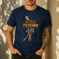 This Is My Teacher Costume Halloween Family Matching Group For Men Women Men's Casual T-Shirt Navy