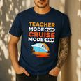 Teacher Cruise Shirt Cruise Mode Men Women Men's Casual T-Shirt Navy Teacher Cruise Shirt Cruise Mode Men Women Men's Casual T-Shirt Navy