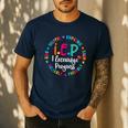 Teacher IEP IEP Encourage Progress Special Education Men's Casual T-Shirt Navy Teacher IEP IEP Encourage Progress Special Education Men's Casual T-Shirt Navy