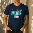 Teacher Mode Off Happy Last Day Of School Summer Break Men Women Men's Casual T-Shirt Navy Teacher Mode Off Happy Last Day Of School Summer Break Men Women Men's Casual T-Shirt Navy