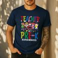 Teacher Of Pre K Superheroes Teacher New School Year Men Women Men's Casual T-Shirt Navy Teacher Of Pre K Superheroes Teacher New School Year Men Women Men's Casual T-Shirt Navy