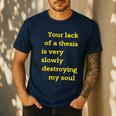 Teacher Or Professor Essay Thesis Writing Joke For Men Women Men's Casual T-Shirt Navy Teacher Or Professor Essay Thesis Writing Joke For Men Women Men's Casual T-Shirt Navy