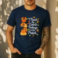 Teacher Thanksgiving I Teach The Cutest Turkeys In The Patch Men's Casual T-Shirt Navy Teacher Thanksgiving I Teach The Cutest Turkeys In The Patch Men's Casual T-Shirt Navy