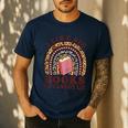 Teacher-TShirt I Like Big Books & I Cannot Lie Reading For Women Men's Casual T-Shirt Navy
