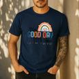 Teacher Of Visually Impaired Braille A Good Day To Learn Men's Casual T-Shirt Navy Teacher Of Visually Impaired Braille A Good Day To Learn Men's Casual T-Shirt Navy