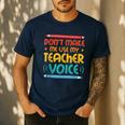 Teacher Voice Teacherlife Primary School Teacher Men's Casual T-Shirt Navy Teacher Voice Teacherlife Primary School Teacher Men's Casual T-Shirt Navy