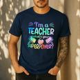 Im A Teacher Whats Your Superpower Teaching Professional Men's Casual T-Shirt Navy Im A Teacher Whats Your Superpower Teaching Professional Men's Casual T-Shirt Navy