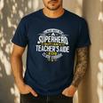 Teachers Aide Idea Professional Superhero Teachers Aides Men Women Men's Casual T-Shirt Navy Teachers Aide Idea Professional Superhero Teachers Aides Men Women Men's Casual T-Shirt Navy