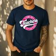 Come On Teachers Let's Go Teach Pink Back To School For Men Women Men's Casual T-Shirt Navy Come On Teachers Let's Go Teach Pink Back To School For Men Women Men's Casual T-Shirt Navy