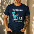 Teachersaurus Like A Normal Teacher But More Awesome Men's Casual T-Shirt Navy Teachersaurus Like A Normal Teacher But More Awesome Men's Casual T-Shirt Navy