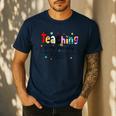Teaching Is My Ministry God Christian Teacher Back To School Men's Casual T-Shirt Navy Teaching Is My Ministry God Christian Teacher Back To School Men's Casual T-Shirt Navy