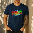 Teaching Is My Superpower Comic Back To School Teacher Men's Casual T-Shirt Navy Teaching Is My Superpower Comic Back To School Teacher Men's Casual T-Shirt Navy