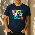 Team 1st Grade Crew Back To School 1st Grade Teacher Kids Men's Casual T-Shirt Navy Team 1st Grade Crew Back To School 1st Grade Teacher Kids Men's Casual T-Shirt Navy