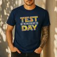 Test Day Testing May The Skills Be With You School Teacher Men's Casual T-Shirt Navy Test Day Testing May The Skills Be With You School Teacher Men's Casual T-Shirt Navy