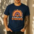 Thankful For My Students Teacher Thanksgiving School Fall Men's Casual T-Shirt Navy Thankful For My Students Teacher Thanksgiving School Fall Men's Casual T-Shirt Navy