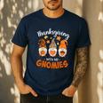 Thanksgiving Shirts For Women With My Gnomies Teachers Gnome Men's Casual T-Shirt Navy Thanksgiving Shirts For Women With My Gnomies Teachers Gnome Men's Casual T-Shirt Navy