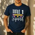 Title 1 Reading Teacher Shirt Men's Casual T-Shirt Navy Title 1 Reading Teacher Shirt Men's Casual T-Shirt Navy