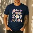 TK Vibes Back To School TK Girl Kid TK Team TK Teacher Women Men's Casual T-Shirt Navy TK Vibes Back To School TK Girl Kid TK Team TK Teacher Women Men's Casual T-Shirt Navy